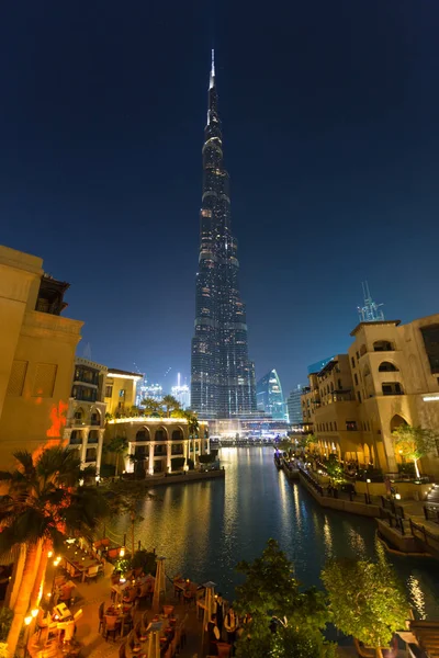 Дубай Оае Лютого Бурдж Халіфа Найвищий Світі Хмарочос Центр Бурдж — стокове фото