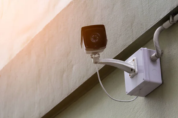 Security Cctv Camera Office Building Surveillance System — Stock Photo, Image