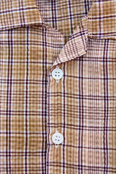 Uma Parte Uma Camisa Com Botões — Fotografia de Stock