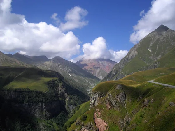 Kavkazská Pohoří Území Gruzie — Stock fotografie