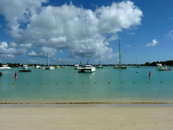 Playa Grand Baie Norte Isla Mauricio — Foto de Stock