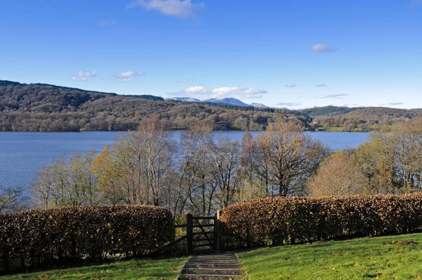 Lake Windermere Gölü Bölgesi Milli Parkı Cumbria Ngiltere — Stok fotoğraf