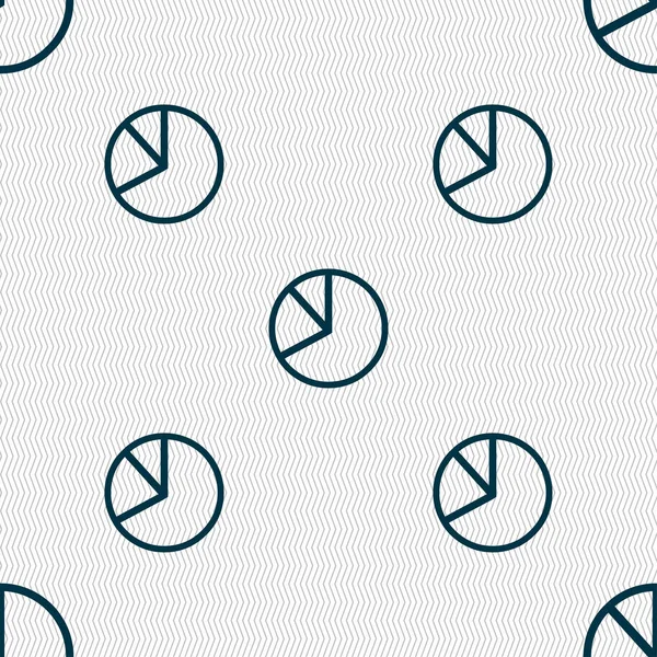 Значок Піктограми Графа Діаграми Єси Безшовний Візерунок Геометричною Текстурою Ілюстрація — стокове фото