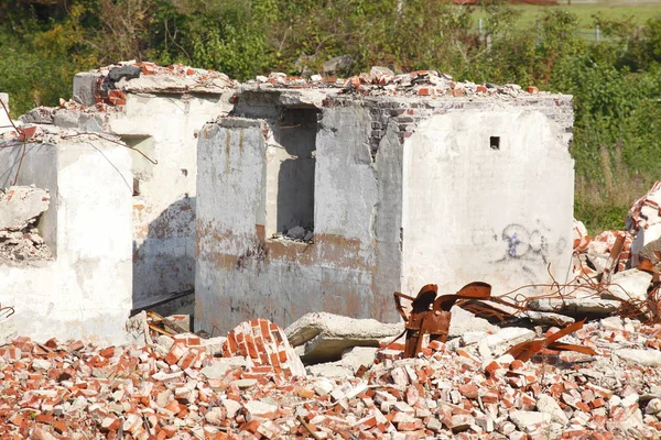 Руины Разрушенного Дома — стоковое фото