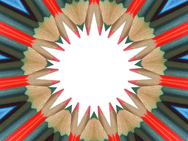 Bir Kaleidoscope Arka Plan Kiremit Etkisi Soyut Illüstrasyon — Stok fotoğraf