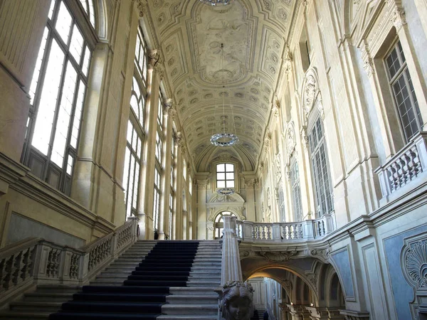 Interior Barroco Del Palazzo Madama Piazza Castello Turín Torino — Foto de Stock