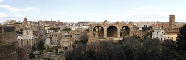 Blick Auf Die Ruinen Von Palatino Rom Italien — Stockfoto