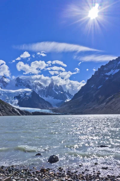 Cerro Torre Παταγονία Αργεντινή Νότια Αμερική — Φωτογραφία Αρχείου