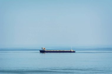 Ro-Ro Cargo Ship in the Black Sea clipart