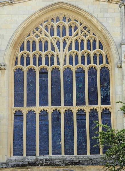 Janela Catedral Rochester Kent — Fotografia de Stock