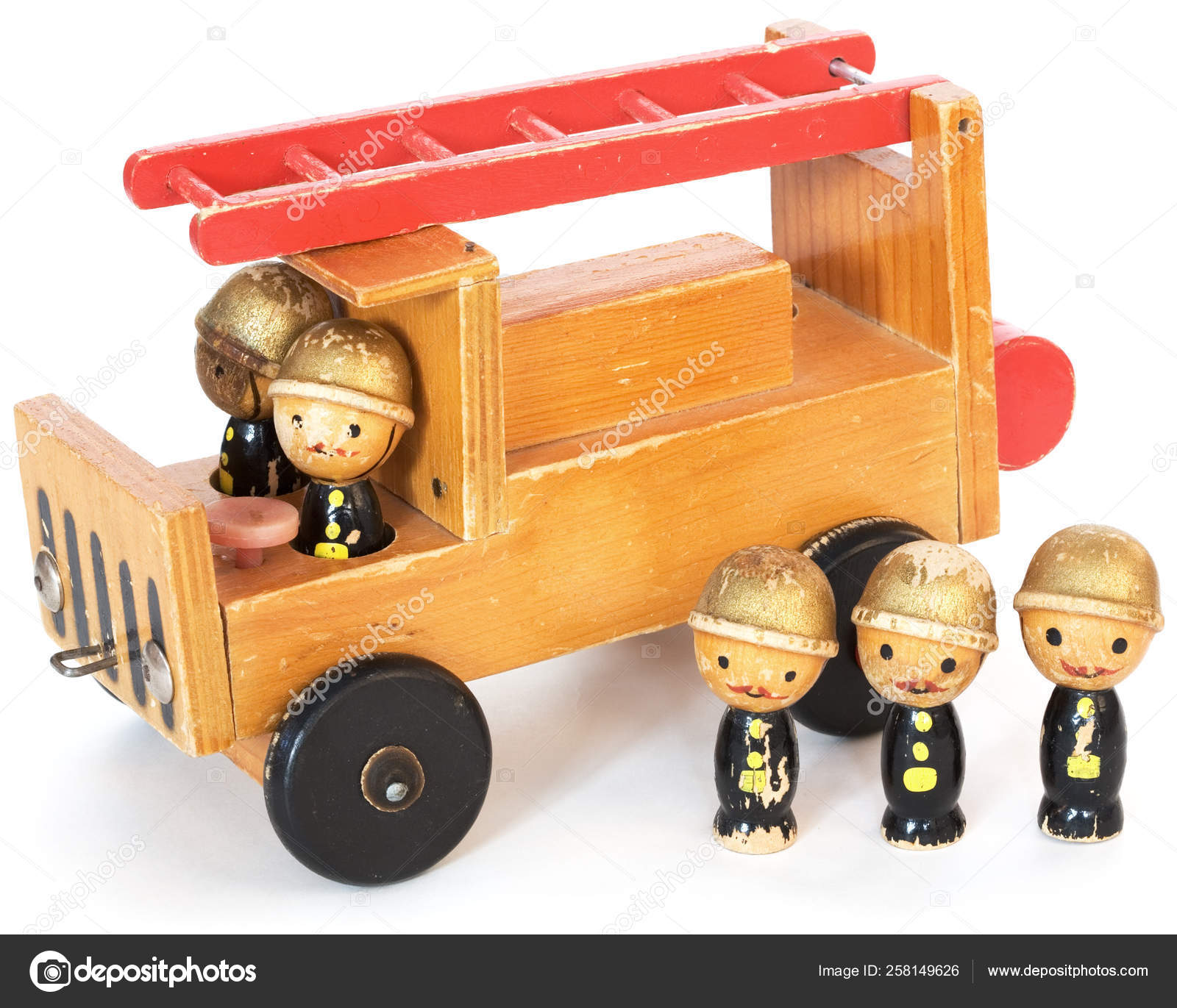 old wooden toys