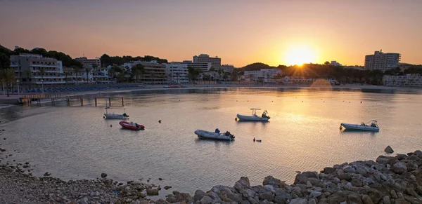 Παραλία Της Παγκουέρα Στη Μαγιόρκα Στο Sunrise Βαλεαρίδες Νήσοι Ισπανία — Φωτογραφία Αρχείου