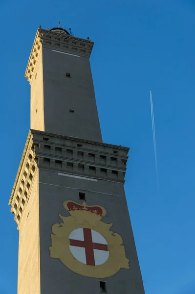 Lantern Genoa Jet High Altitude — Stock Photo, Image