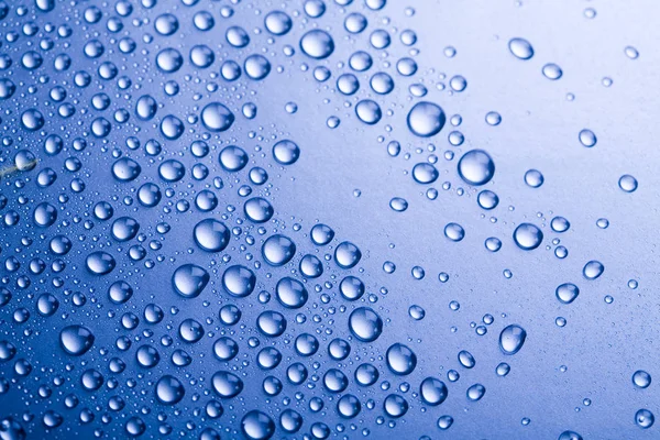 Blauw Water Druppel Voor Achtergrond — Stockfoto