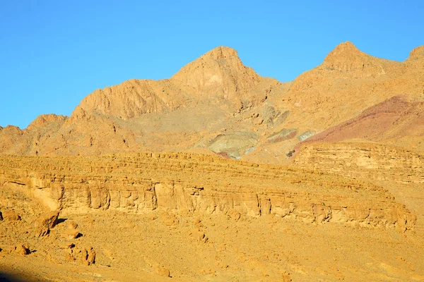 África Morocco Atlas Seco Montaña Suelo Aislado Colina Valle — Foto de Stock