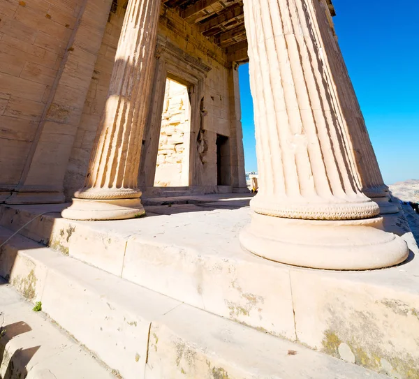 Grécia Arquitetura Velha Lugar Histórico Parthenon Athens — Fotografia de Stock