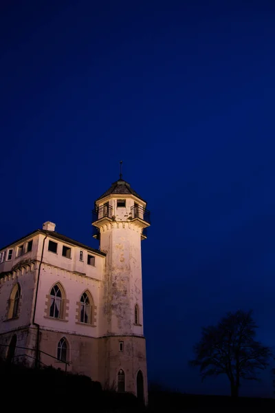 Torre Del Faro Notte Italia — Foto Stock