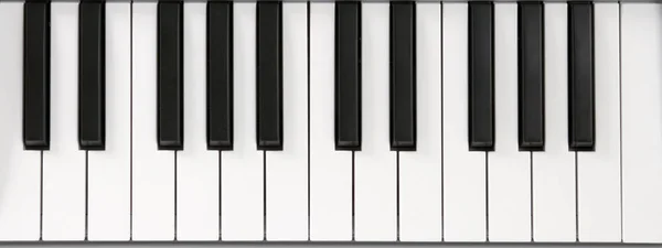Piano Tastiera Close Arrangiamento Astratto Musica Isolata — Foto Stock