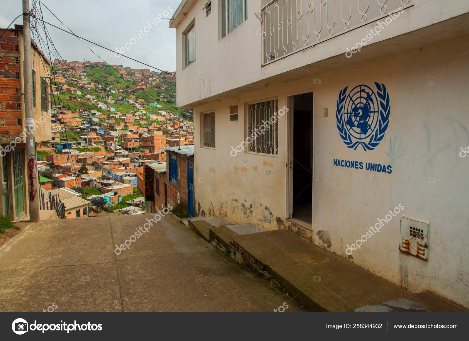 Office Located Slum South Bogota Stock Photo Image By C Yayimages 258344932