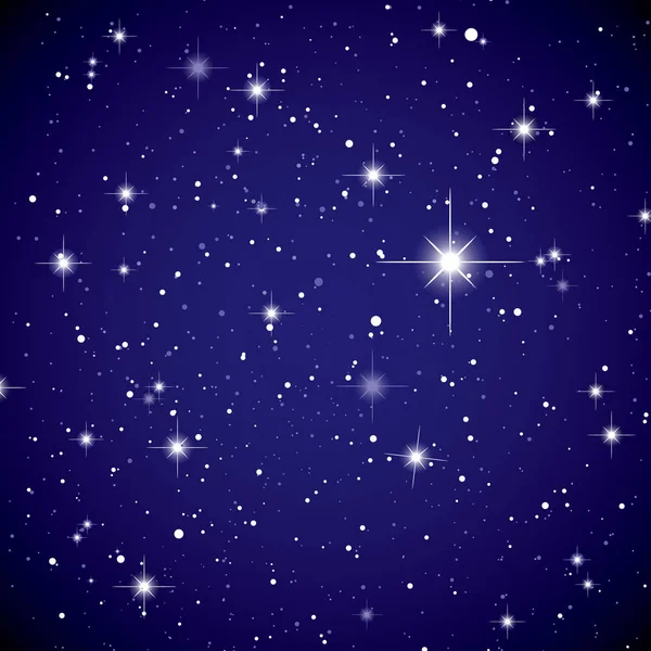 Noites Cintilantes Céu Com Estrelas Vista Para Espaço Escuro — Fotografia de Stock