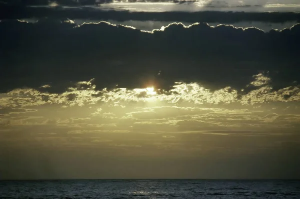 Sonnenuntergang Über Dem Pazifik — Stockfoto