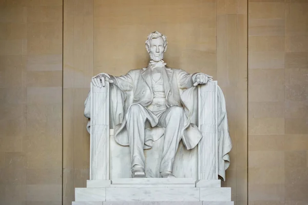 Statua Abraham Lincoln Lincoln Memorial Wahington Usa — Foto Stock