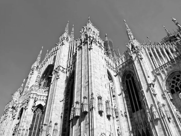 Duomo Milano Gothic Cacathedral Church Milan Italy — стокове фото