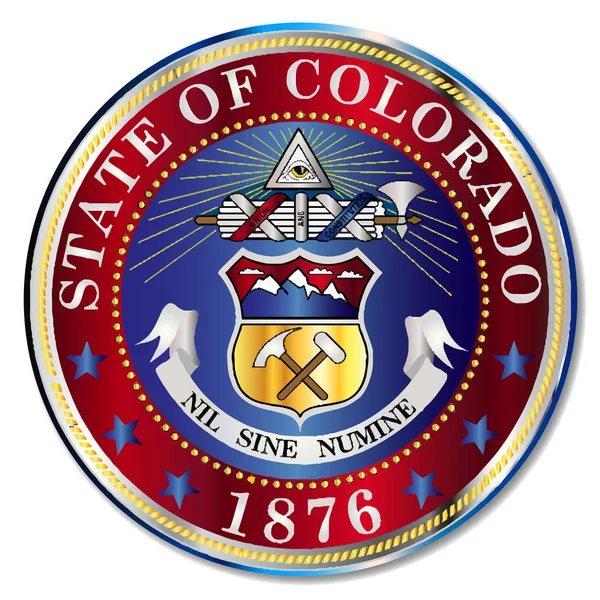 Selo Estado Americano Colorado — Fotografia de Stock