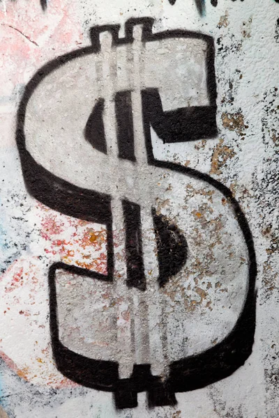 Graffiti Signe Dollar — Photo