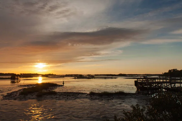 Cedar Key Florida West Coast Beginning Turn Florida Panhandle Known — Stock Photo, Image