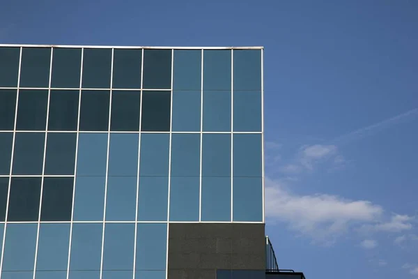 Moderno Edificio Oficinas Azul — Foto de Stock