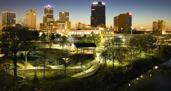 Noche Little Rock Arkansas — Foto de Stock