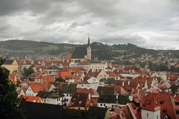 Piękne Zabytkowe Miasto Krumlova Południowych Czechach — Zdjęcie stockowe