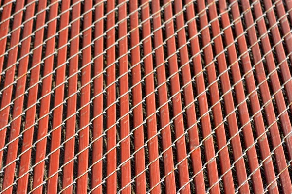 Background Red Fence Lines Blurred Edges — Stock Photo, Image