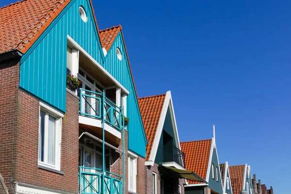 Holland Cidade Volendam Casas Pedra Velhas — Fotografia de Stock