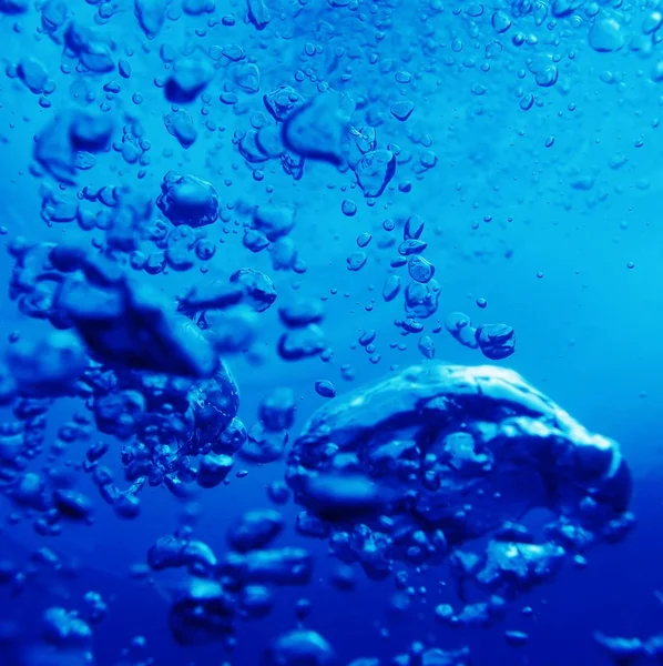 Luftblasen Süßwasser Schön Für Hintergründe — Stockfoto