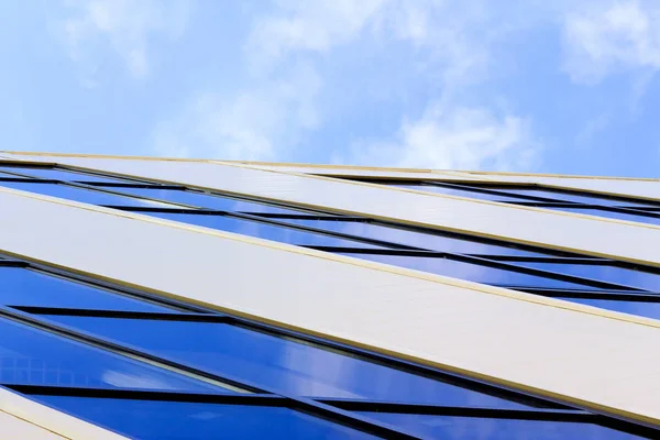 Grandes Ventanales Del Moderno Edificio Oficinas Urbano — Foto de Stock