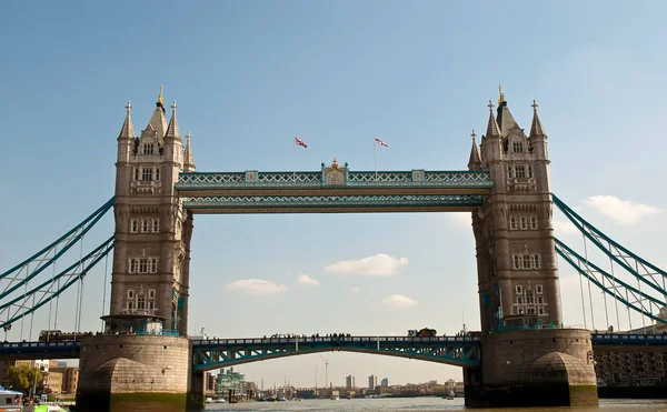 Berühmte Tower Bridge London Großbritannien — Stockfoto