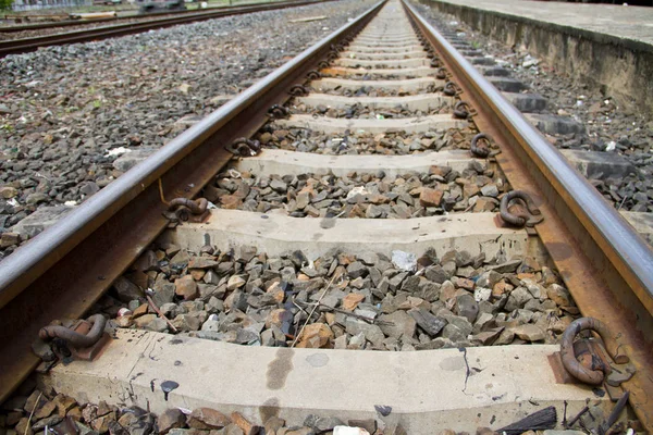 Carretera Ferroviaria Industrial Segundo Plano — Foto de Stock