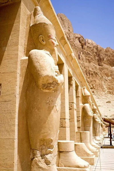 Imagem Templo Rainha Hatshepsut Egito — Fotografia de Stock