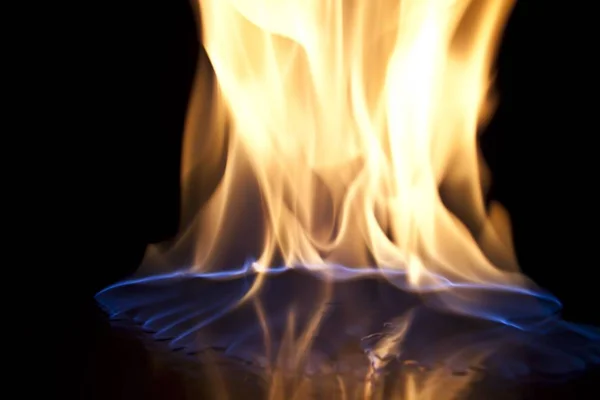 Огонь Пылающий Огонь — стоковое фото