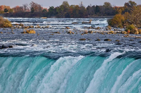 Schöner Hintergrund Mit Erstaunlichem Niagara Wasserfall — Stockfoto