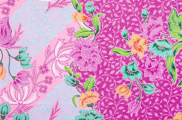 Tissu Batik Motif Design Thaïlande — Photo