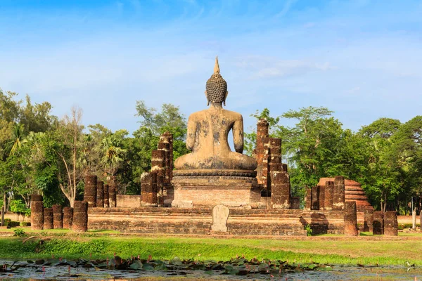 Sukhothai Történeti Park Régi Város Thaiföld — Stock Fotó