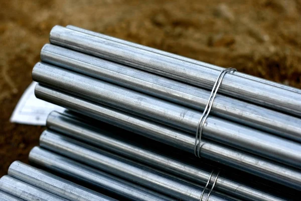 Piping Tubing Material Used Construction — Stock Photo, Image