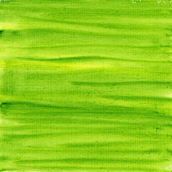 纹理的粗糙的绿色和黄色水彩抽象棉花布上油画艺术家 自我作出的摄影师 — 图库照片