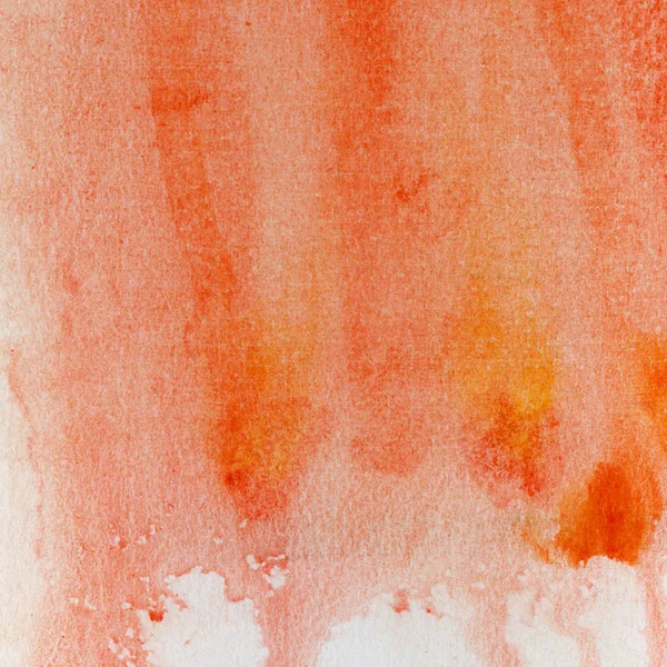 Rot Und Orange Aquarell Hintergrund Hand Gemalt Auf Papier Hexe — Stockfoto