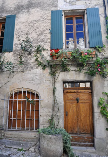 Casa Tradicional Haute Ville Ciudad Medieval Vaison Romain Vancluse Provenza — Foto de Stock