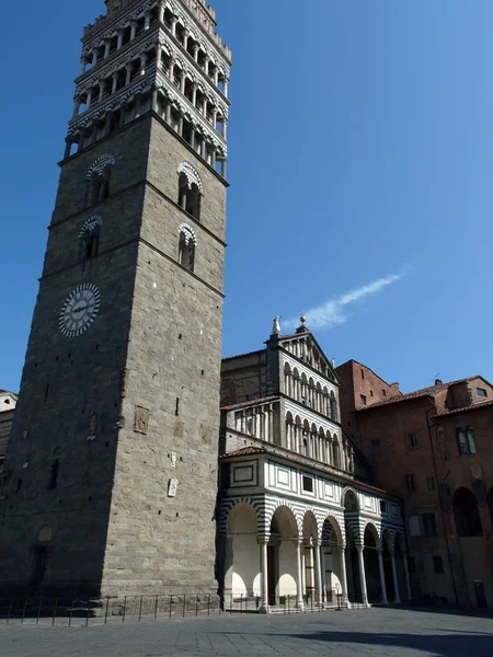 Catedral San Zenón Pistoia Toscana Italia — Foto de Stock