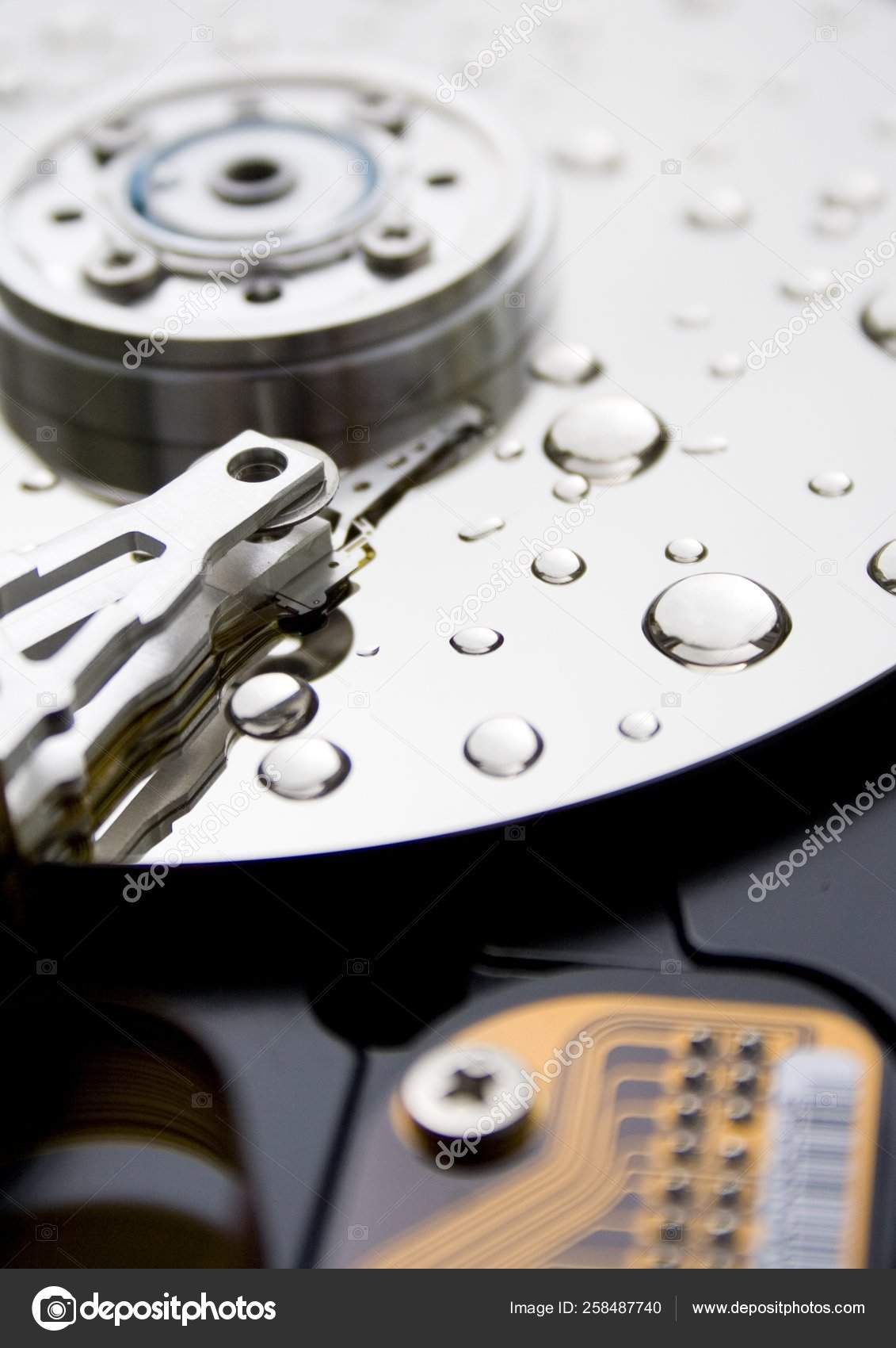 Read Write Head Computer Hard Drive Stock Photo by ©YAYImages 258487740